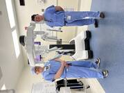 Cheshire surgeons with surgical robot