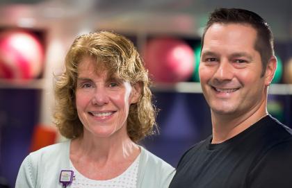 Worker and occupational therapist celebrate recovery