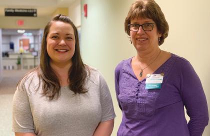 Two Cheshire Medical Center nurses