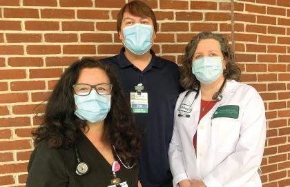 Members of Cheshire Medical Center's Urgent Care Staff
