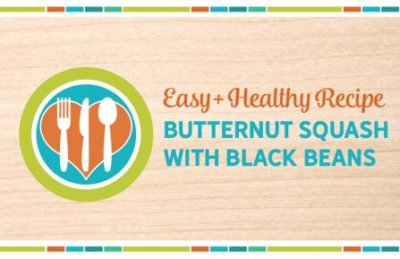 Butternut Squash with Black Beans Graphic 