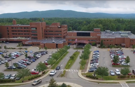 An aerial view of Cheshire Medical Center