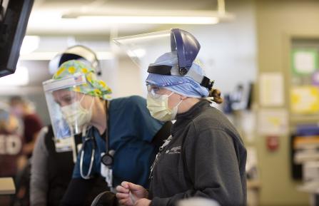 Caregivers working at Cheshire Medical Center