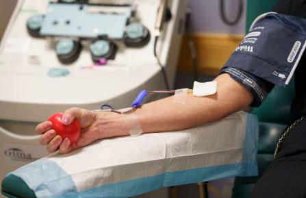 picture of a blood donor's arm