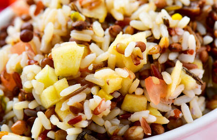 Wild rice salad
