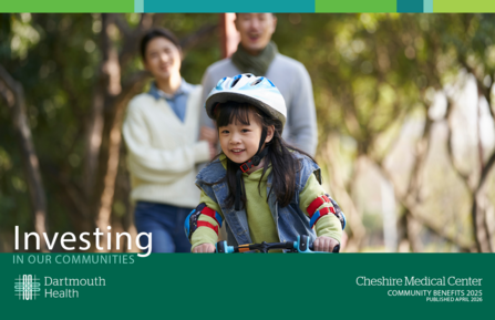The front cover of the Community Benefits Report