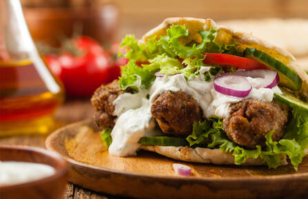 Turkey gyro