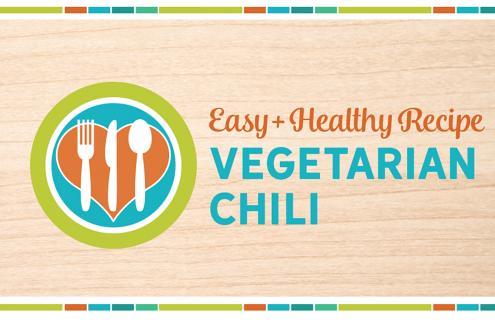 Vegetarian Chili recipe header
