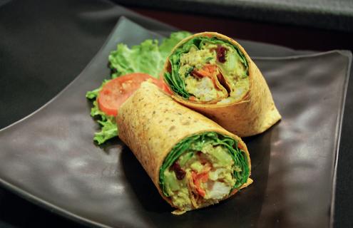 Curried Turkey Salad Wrap