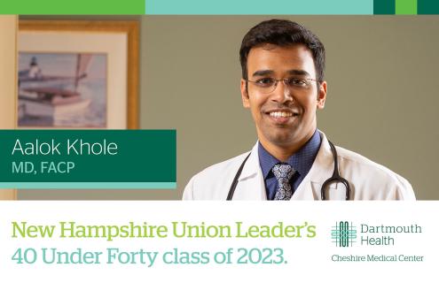 Aalok Khole, MD, FACP. New Hampshire Union Leader's 40 Under Forty class of 2023https://www.unionleader.com/news/business/40_under_forty/aalok-v-khole/article_bc1bf413-393d-5c32-91bb-9e2421acdc68.html