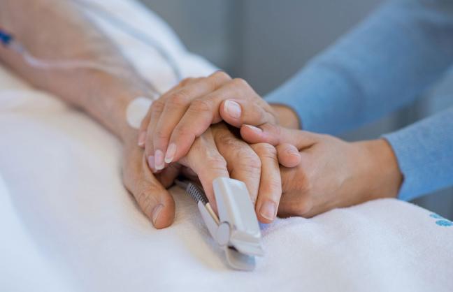 People holding hands