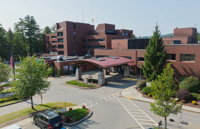 An exterior shot of Cheshire Medical Center
