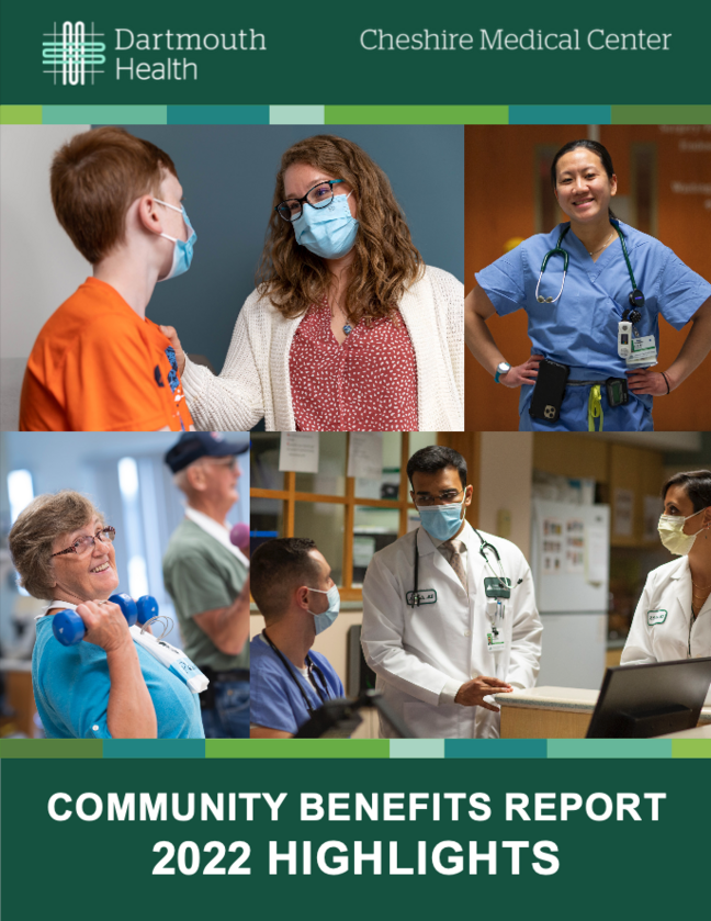 Cheshire Medical Center Community Benefits Report Highlights 2022 link
